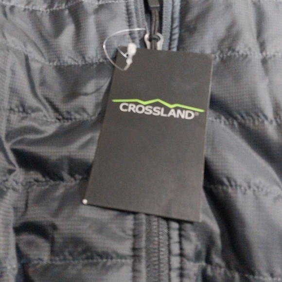 Men's Quilted Dark Blue Puffer Jacket - Picture 10 of 10